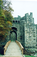 photograph of Beaumaris Castle in Wales