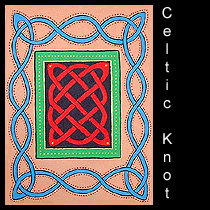 painting of Celtic knotwork