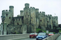 photograph of Conwy Castle in Wales