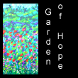 acrylic abstract landscape painting of flower garden (SOLD)
