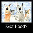 folk art painting of dog (SOLD)