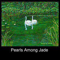painting of trumpeter swans