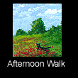 miniature landscape painting of poppies (SOLD)