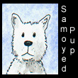 miniature folk art painting of dog (SOLD)