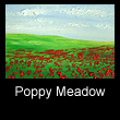 miniature oil landscape painting of poppies (SOLD)