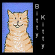 miniature folk art painting of cat (SOLD)