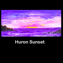 miniature acrylic seascape painting