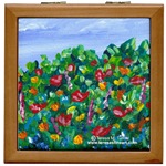 flower garden tile box